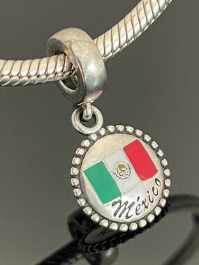 Original Pandora Mexico Flag Charm